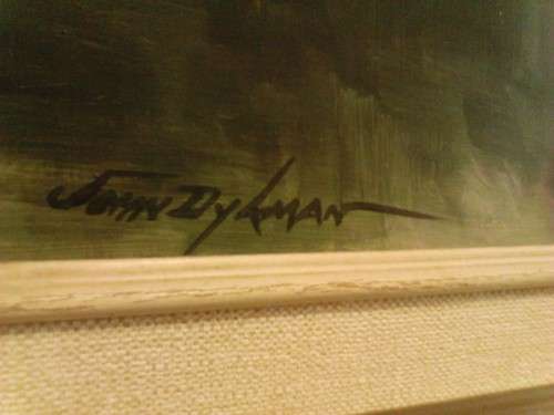 LARGE ORIGINAL "OIL ON BOARD BY WELL KNOWN SA ARTIST JOHN DYKMAN" SEE DISCRIPTION!!!