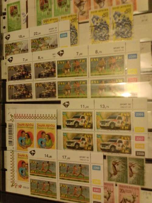 7 BLACK DOUBLE SIDE PAGE LIGHTHOUSE STOCK ALBUM-CONTAINING SA CONTROLS, GOOD VALUE- SEE BELOW.