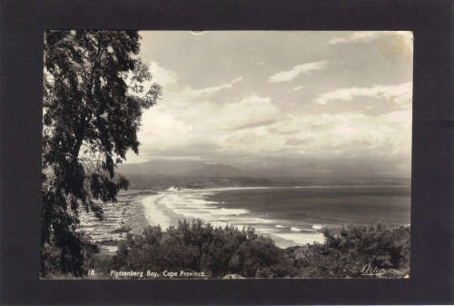 1957 POST-CARD (PLETTENBERG BAY, CAPE PROVINCE), GOOD VALUE ITEM FOR COLLECTOR, SEE BELOW.