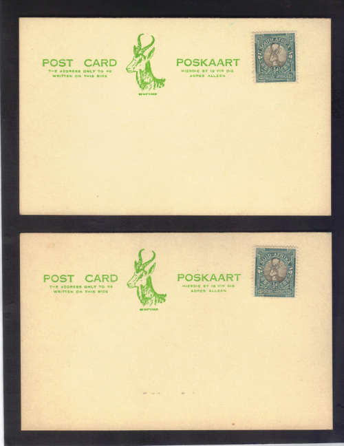 1940's 2 x MINT POST-CARDS IN GOOD CONDITION, NICE AND CLEAN- SEE SCANS.