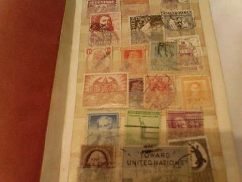 SMALL 12 PAGE ALBUM, WITH MOSTLY AUSTRALIAN USED COLLECTION,  SEE BELOW.