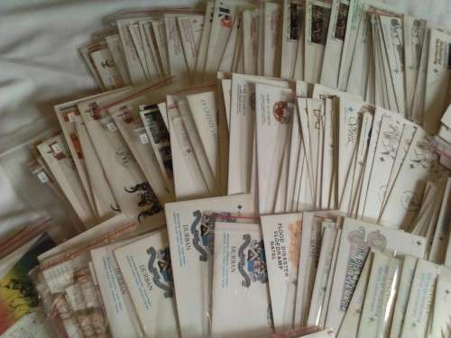 VERY GOOD LOT OF 500+ F.D.C. & SPECIAL COVERS OF SA, HIGH COLLECTION VALUE - READ BELOW.