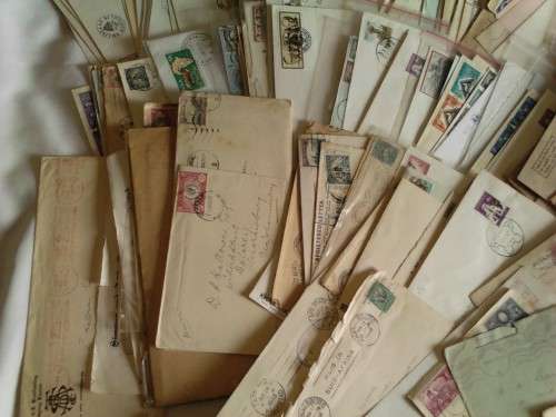 VERY GOOD LOT OF 450+ POSTAL HISTORY ITEMS FROM EARLY SA , HIGH COLLECTION VALUE - READ BELOW.