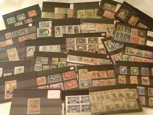 A FEW HUNDRED STAMPS IN STOCK CARDS, UMM TO USED, SOME GOOD VALUE, SEE BELOW.