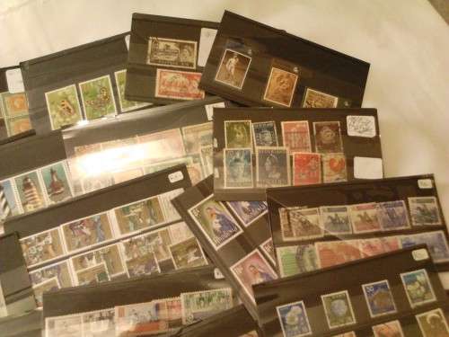 A FEW HUNDRED STAMPS IN STOCK CARDS, UMM TO USED, SOME GOOD VALUE, SEE BELOW.