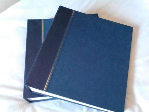 2 x  KABE, PRE-PRINTED GERMANY ALBUMS (BUNDESREPUBLIK) FROM 1973 TO 1993, WITH STAMPS - READ BELOW.