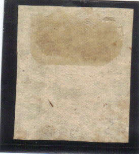 BARBADOS 1861- BRITANNIA, 6d, BROWNISH-ORANGE-ROSE, NO WMK, IMPERF,USED ,CAT. VALUE R3150- SEE BELOW