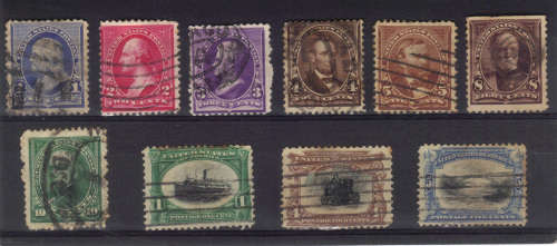 EARLY USA - NICE USED LOT - WITH GOOD COLLECTION VALUE-  SEE BELOW.