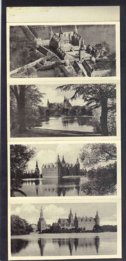 SCARCE - ANTIQUE SNAPSHOTS (9 PHOTOS) FREDERIKSBORQ PALACE - GOOD COLLECTION ITEMS - SEE BELOW.