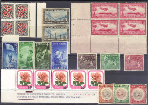 NEW ZEALAND - VERY NICE UNMOUNTED MINT SETS & MORE - GOOD COLLECTION LOT - PLEASE READ & SEE BELOW.