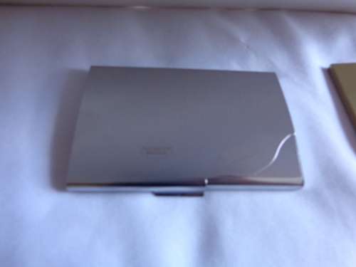 FOR X-MIS (12 x BEAUTIFUL MODERN SLIMLINE BUSINESS CARD HOLDERS) - ONE BID TAKES ALL - READ BELOW