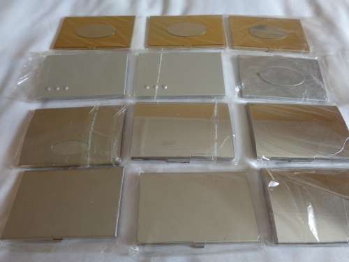 FOR X-MIS (12 x BEAUTIFUL MODERN SLIMLINE BUSINESS CARD HOLDERS) - ONE BID TAKES ALL - READ BELOW