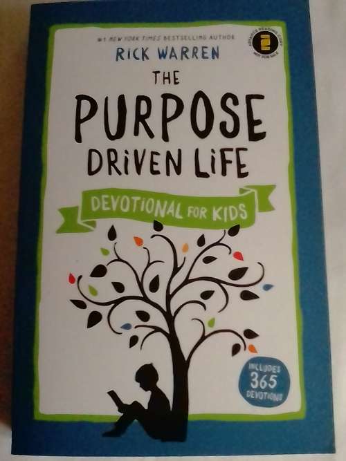 `THE PURPOSE DRIVEN LIFE` -DEVOTIONAL FOR KIDS, PUBL.2015 - PLEASE SEE AND READ BELOW FOR MORE INFO.