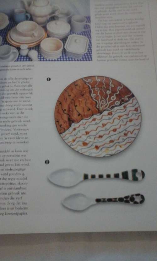 `VERF OP KERAMIEK` MAKLIKE PROJEKTE DEUR NEAL EN HOWARTH  - SEE and READ BELOW FOR INFO