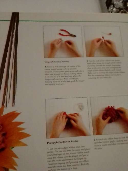 `THE STEP BY STEP ART OF RIBBON CRAFTS` BY ANITA HARRISON - SEE and READ BELOW FOR INFO