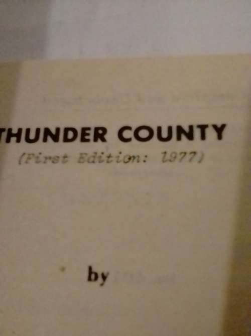 `CLEVELAND WESTERN` - THUNDER COUNTRY -  BY BRETT McKINLEY - PLEASE READ BELOW FOR INFO