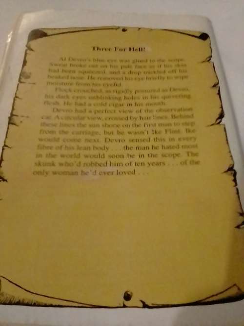 `CLEVELAND WESTERN` - THREE FOR HELL! - BY CLINT McCALL - PLEASE READ BELOW FOR INFO