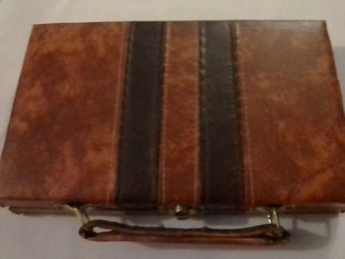 1980`s - QUALITY DOMINOES SET IN SMALL CASE - NEVER USED - SEE BELOW.