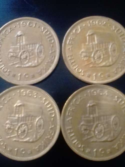 1961 TO 1964  1c FULL SET`- CONDITION LIKE UNC - PLEASE READ and SEE BELOW.