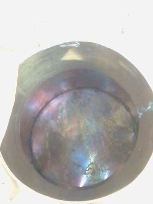 VERY BEAUTIFUL ANTIQUE 10Lt YELLOW COPPER MILK CAN , 35cm HIGH - PLEASE SEE AND READ BELOW.