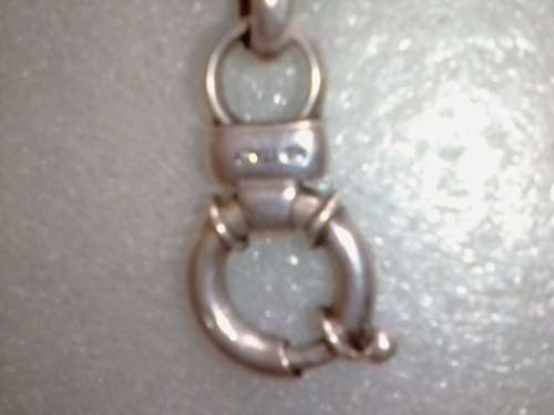 ITALIAN STERLING SILVER HOLLOW ROUND BELCHER BRACELET WITH SENORETTI CLASP - WEIGHT 19g- READ BELOW