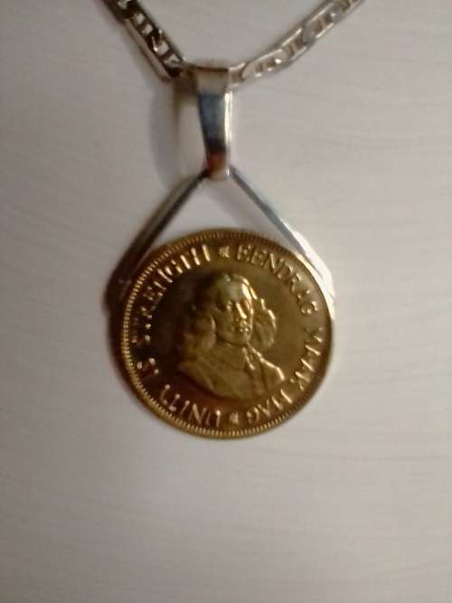 STUNNING STERLING SILVER PENDANT WITH OLD ONE CENT COIN - PLEASE READ  BELOW.