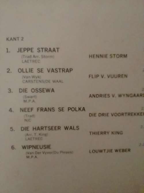 LEKKER JOL (BOERE MUSIEK)) - LP in very good condition - SEE BELOW FOR INFO.