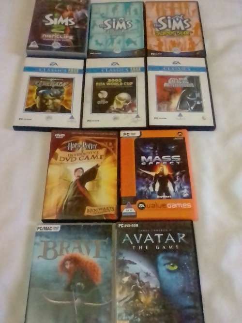 10 x ORIGINAL PC GAMES - EXCELLENT condition - SEE BELOW FOR INFO.