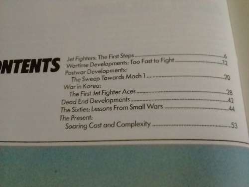 JET FIGHTERS & BOMBERS - PAGES 127 & A4 SIZE - INFO BELOW.