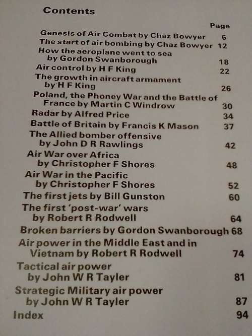 HISTORY OF AVIATION SERIES MILATARY AIR POWER - PAGES 96 & A3 SIZE - INFO BELOW.