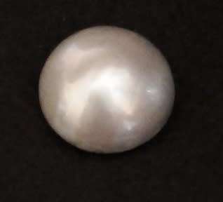 STUNNING - REAL LIGHT VIOLET-GREY MABE PEARL - 13.5mm - VERY GOOD CONDITION - READ BELOW.
