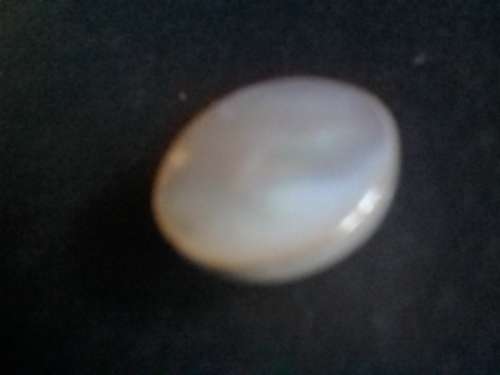 STUNNING - REAL LIGHT VIOLET-GREY MABE PEARL - 13.5mm - VERY GOOD CONDITION - READ BELOW.