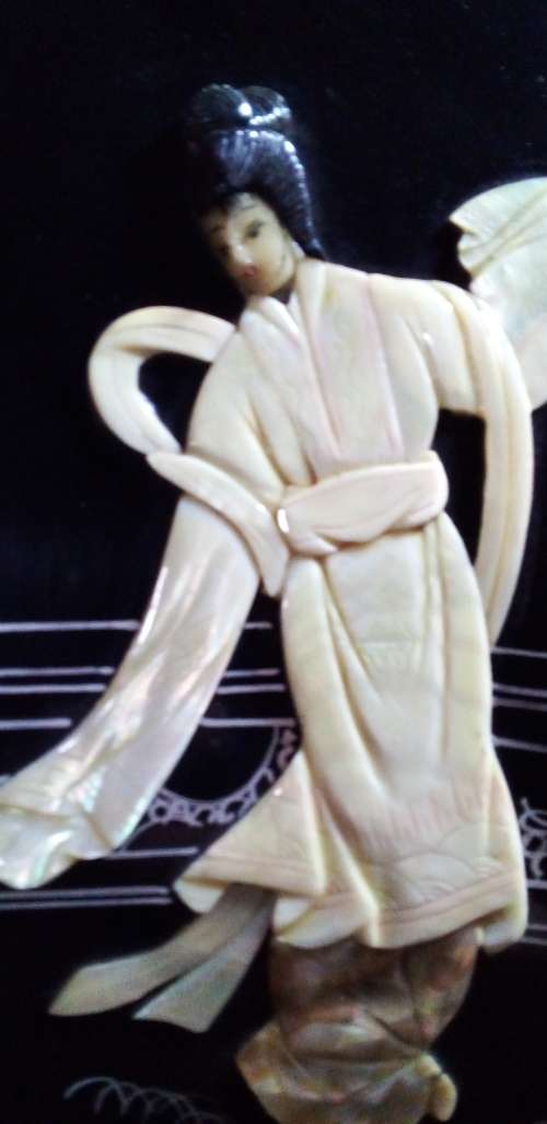 WoW AMAZING VINTAGE CHINESE MOTHER OF PEARL WALL PANEL(VALUE R6000) PLEASE READ BELOW.