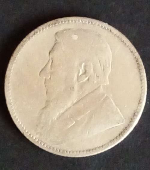 ZAR PAUL KRUGER 1894 SILVER ONE SHILLING - SEE SCANS FOR CONDITION - PLEASE READ BELOW.