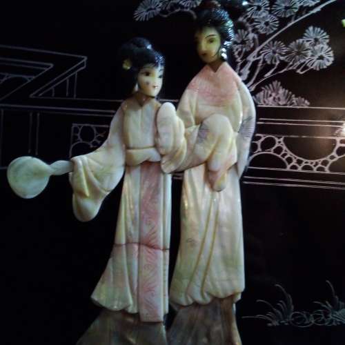 WoW AMAZING VINTAGE CHINESE MOTHER OF PEARL WALL PANEL(VALUE R7500) PLEASE READ BELOW.