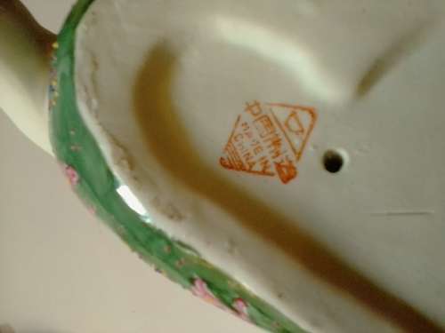 VINTAGE CHINESE LARGE PORCELIAN FIGURINES (GOLDEN BOY & JADE GIRL) - VALUE R2000 - READ BELOW.