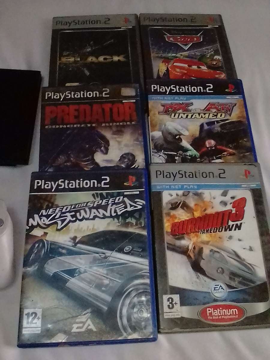 Sony PlayStation 2 with games (Lot2) tested ,100% working condition - See and Read below.