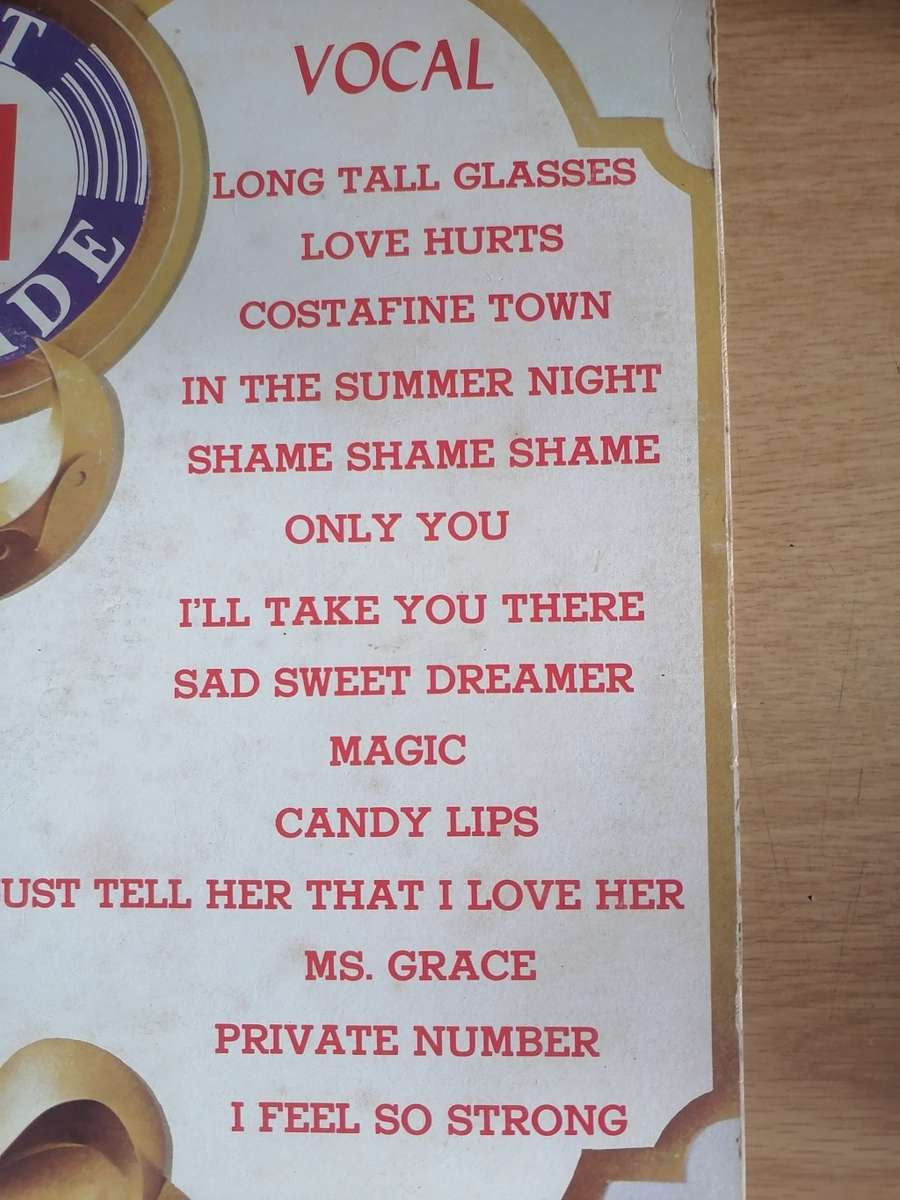 SPRINGBOK HIT PARADE 21 - VINYL IN VERY GOOD CONDITION - SEE BELOW FOR INFO.