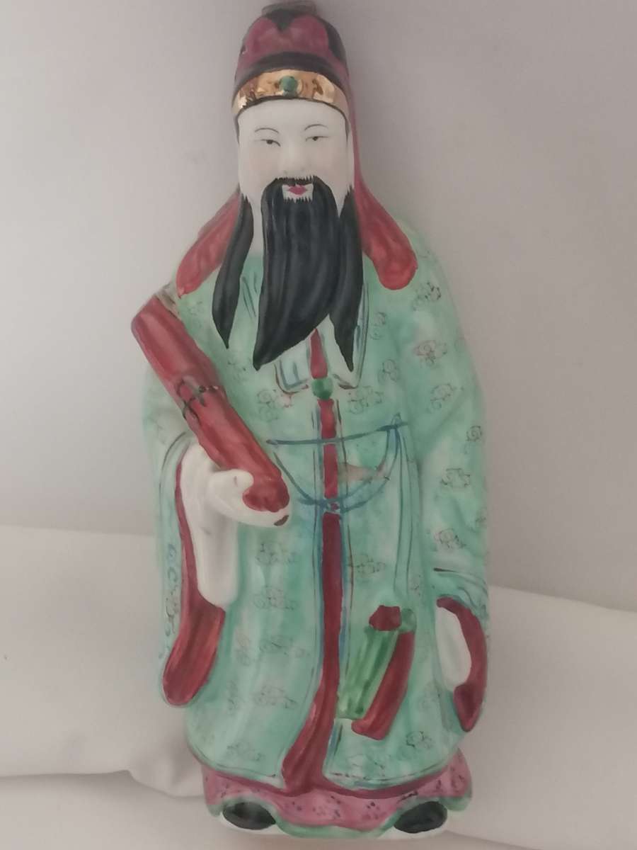 RARE VINTAGE ASIAN PORCELAIN LIQUOR BOTTLE - VERY COLLECTABLE - PLEASE READ BELOW.