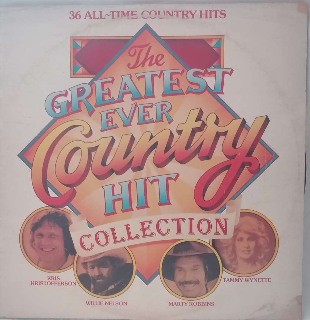 GREATEST EVER COUNTRY HITS COLLECION-DOUBLE ALBUM -VINYL´S  VERY GOOD CONDITION -SEE BELOW FOR INF.