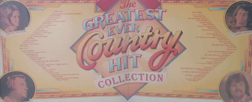 GREATEST EVER COUNTRY HITS COLLECION-DOUBLE ALBUM -VINYL´S  VERY GOOD CONDITION -SEE BELOW FOR INF.