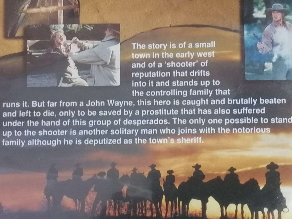 DVD MOVIE - WESTERN (THE SHOOTER) -  READ BELOW FOR INFO.