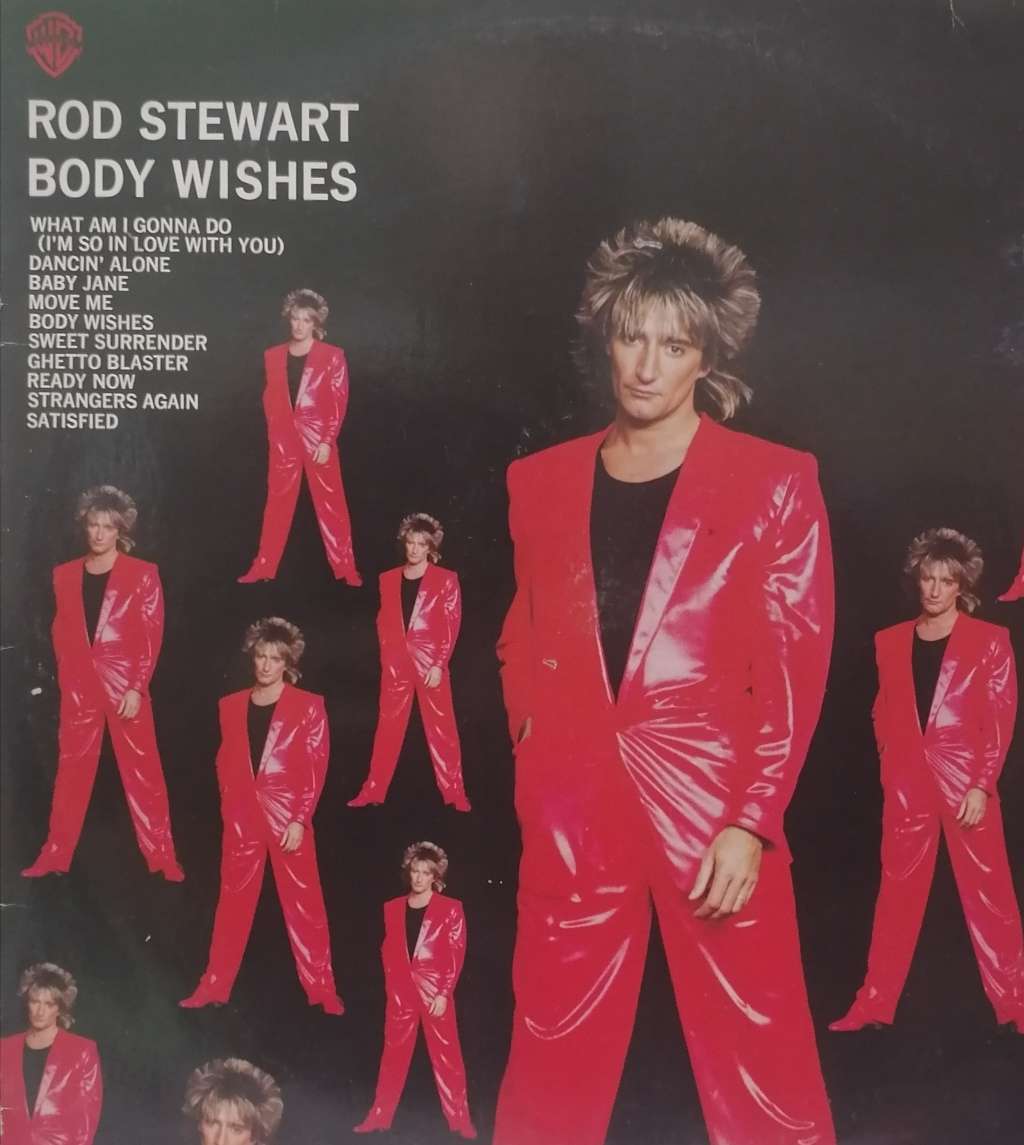 ROD STEWART (BODY WISHES) - VINYL IN VERY GOOD CONDITION - SEE BELOW FOR INFO.