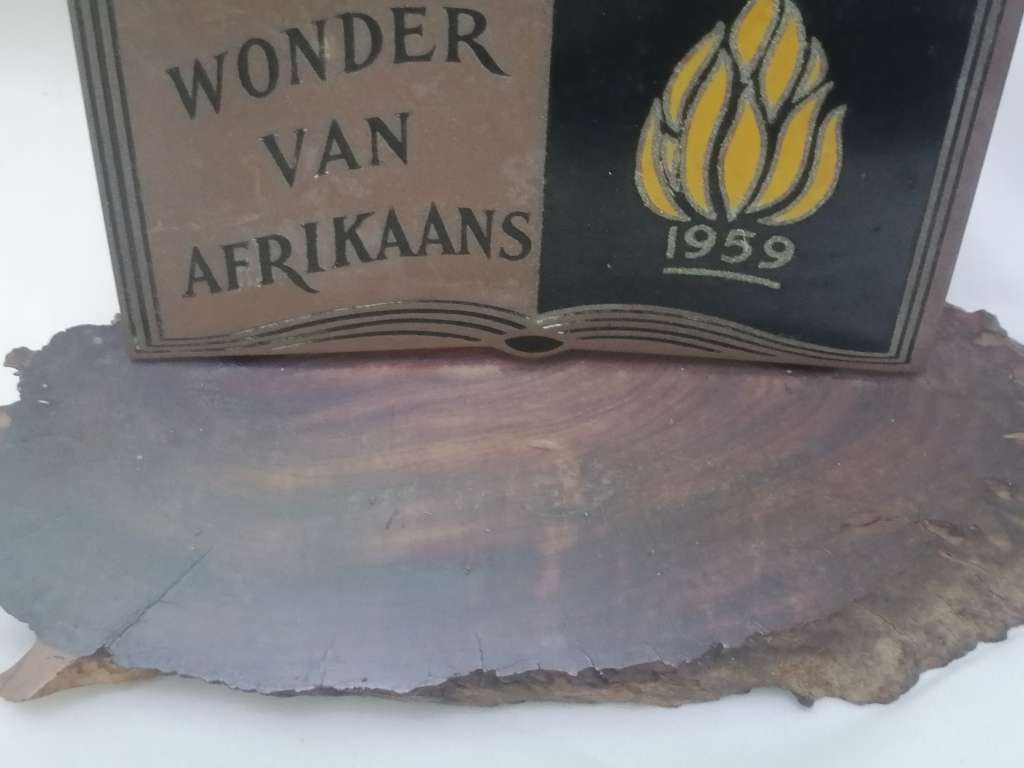 VINTAGE - 1959 TAALFEES TOEKENNING VIR AFRIKAANS - VERY GOOD COND. - PLEASE READ BELOW.