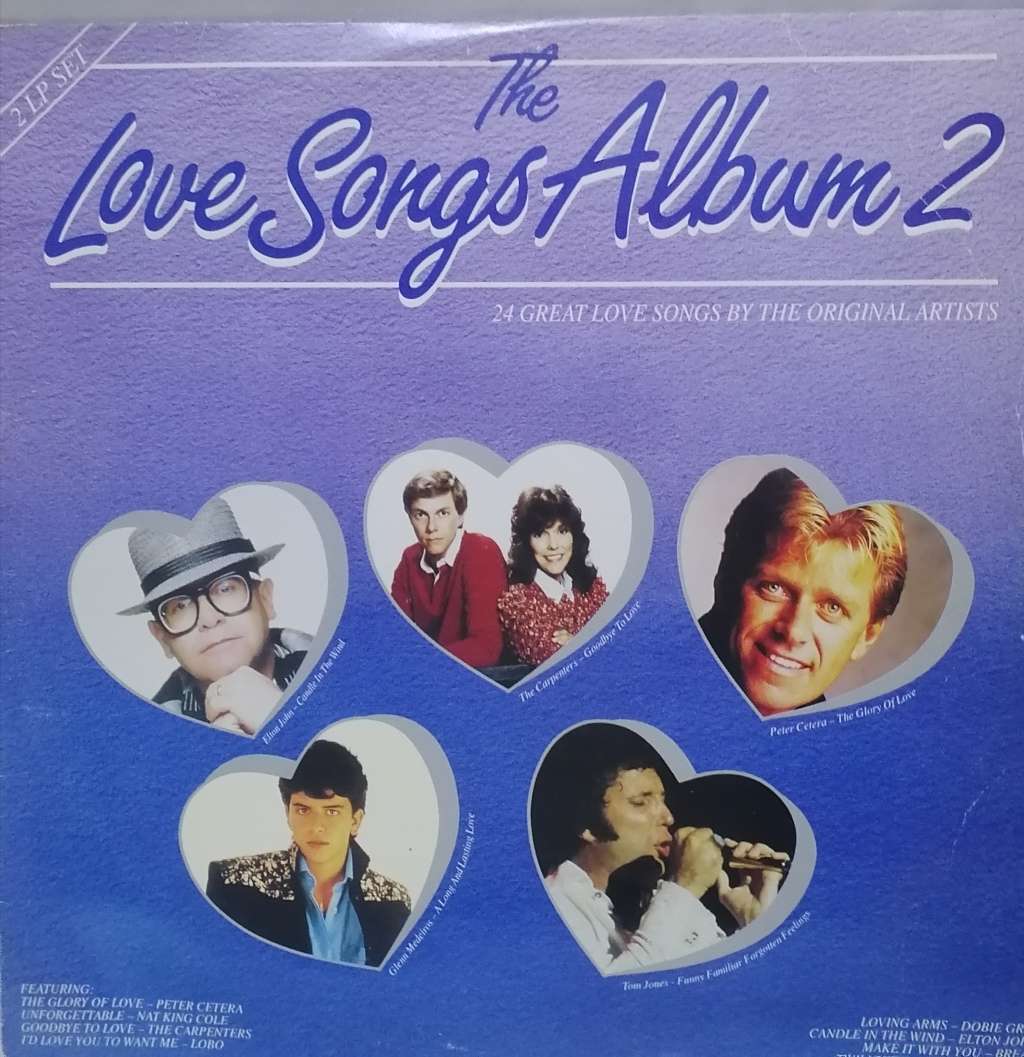 THE LOVE SONGS ALBUM 2 (24 ORIGINAL HITS -DOUBLE ALBUM) - VERY GOOD CONDITION - SEE BELOW FOR INFO