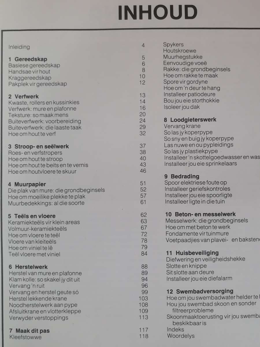 DIE SUID-AFRIKAANSE (DOEN-DIT-SELF ENSIKLOPEDIE) - BAIE GOEIE KONDISIE - SIEN ONDER.