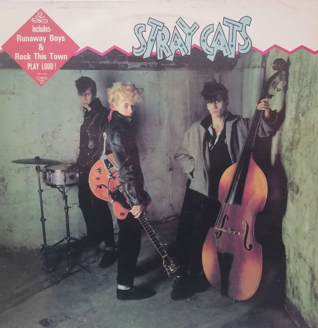 STRAY CATS - VINYL IN VERY GOOD COND. - SEE BELOW FOR INFO.