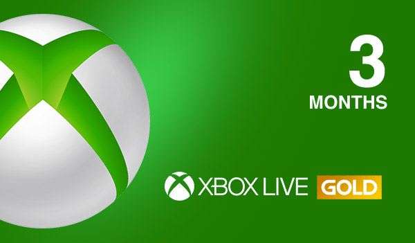 Xbox Live Gold 3 Month Membership