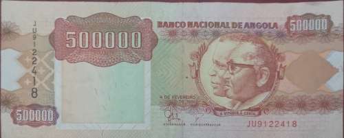 Angola 500 000 Kwanzas 1991