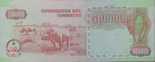 Angola 500 000 Kwanzas 1991